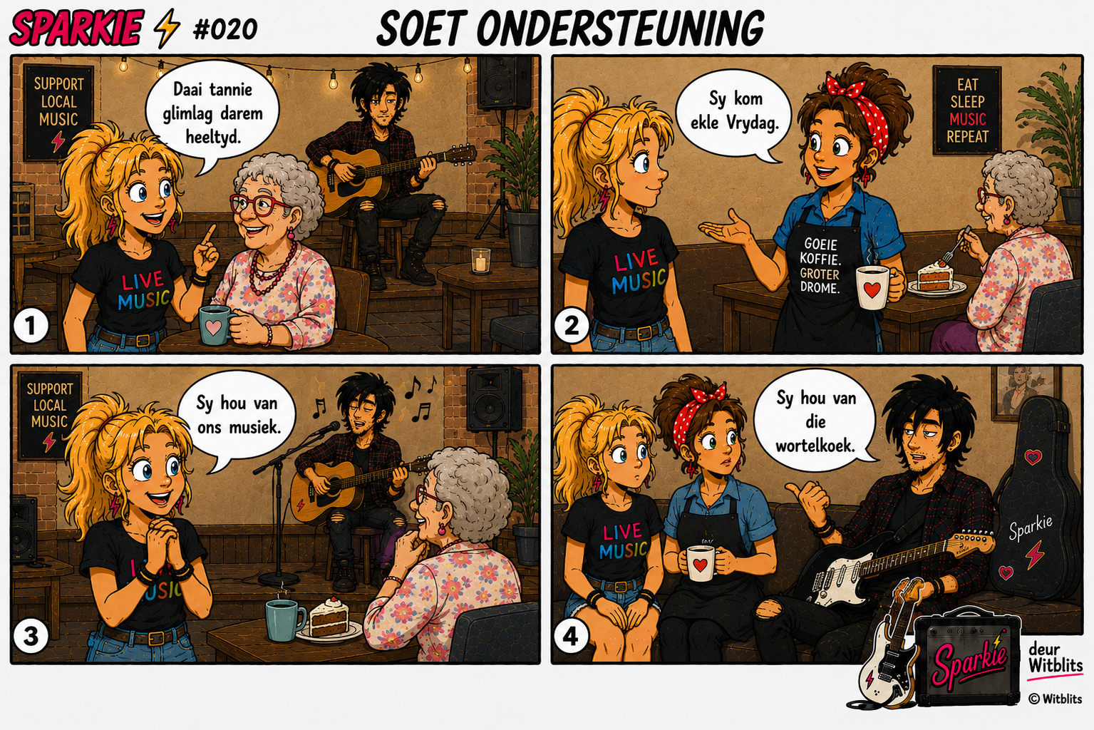 sparkie #020 soet ondersteuning